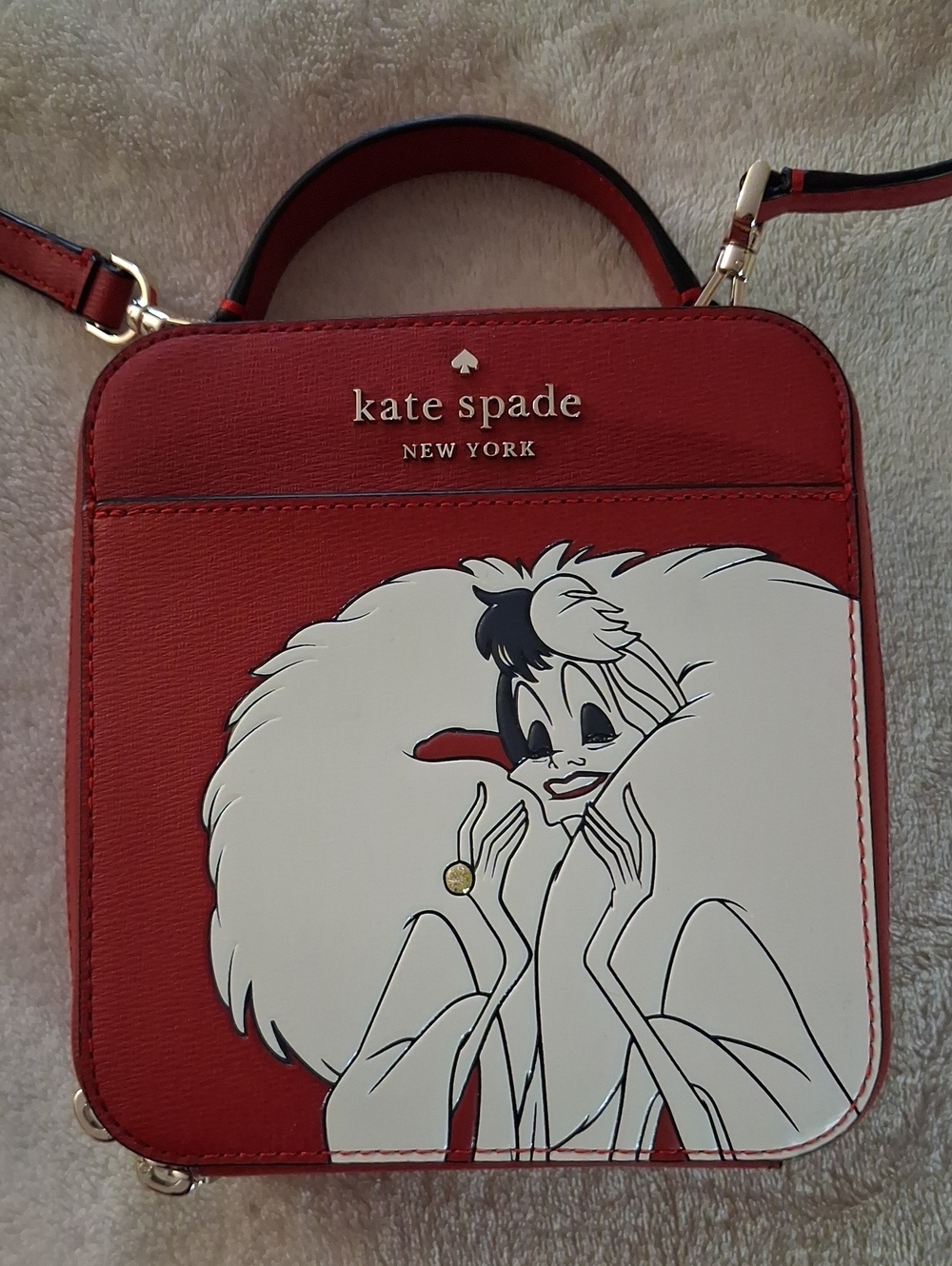 Kate Spade Red Cruella Crossbody Bag Brand New No Tags
